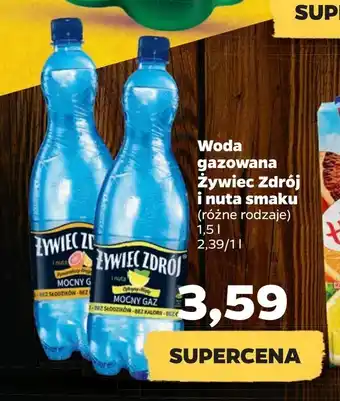 Netto Woda gazowana Żywiec Zdrój i nuta smaku oferta