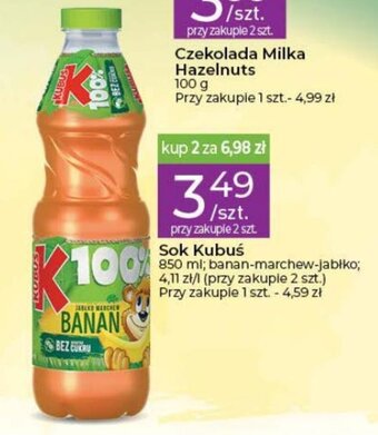 Stokrotka Sok Kubuś 850ml oferta