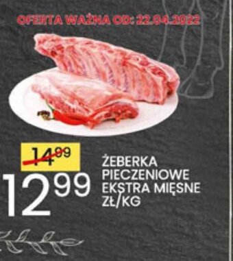 Wafelek Żeberka pieczeniowe Ekstra mięsne 1kg oferta