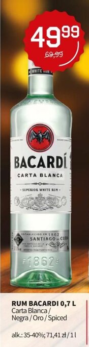 Duży Ben Rum Bacardi 0,7l oferta