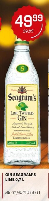 Duży Ben Gin Seagram's Lime 0,7l oferta