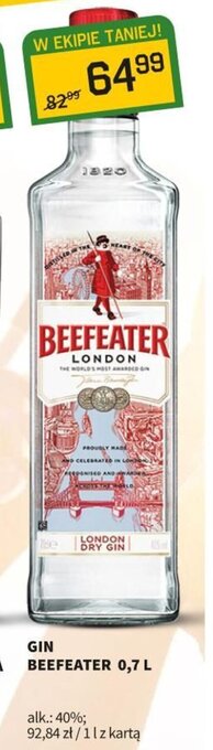 Duży Ben Gin Beefeater 0,7l oferta