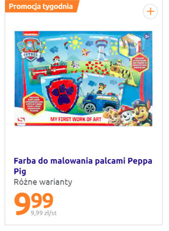 Action Farba do malowania palcami Peppa Pig oferta