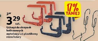 Auchan Uchwyt do skrzynek balkonowych plastikowy oferta