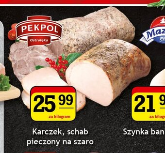 Karczek, schab pieczony na szaro 1kg