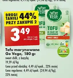 Biedronka Tofu marynowane sweet chilli oferta