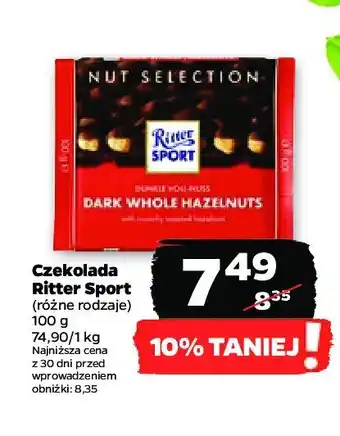 Biedronka Czekolada dark whole hazelnuts oferta