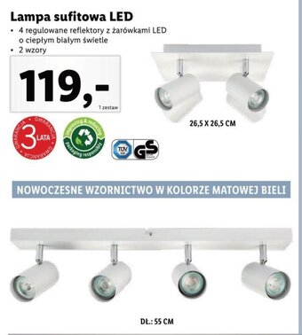Lidl Lampa sufitowa LED oferta
