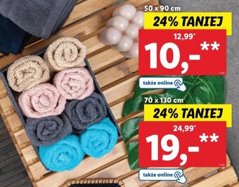 Lidl Ręcznik frotte 50 x 90 cm oferta