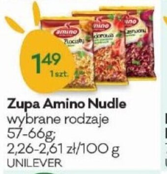 Groszek Zupa Amino Nudle 57-66g oferta