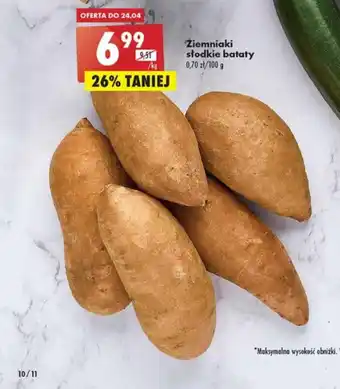 Biedronka Ziemniaki słodkie bataty 1kg oferta