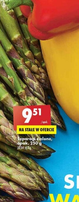 Biedronka Szparagi zielone 250g oferta