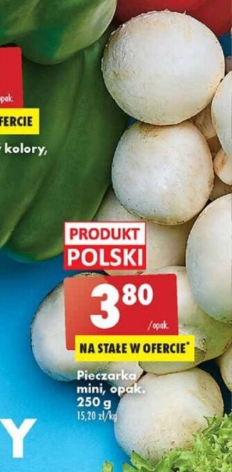 Biedronka Pieczarka mini 250g oferta