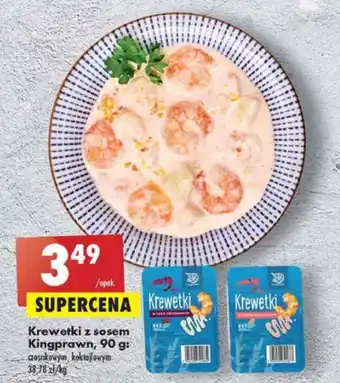 Biedronka Krewetki z sosem 90g oferta