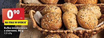 Biedronka Bułka śniadaniowa z ziarnami 80g oferta