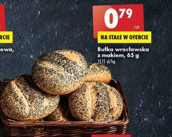 Biedronka Bułka wrocławska z makiem 65g oferta