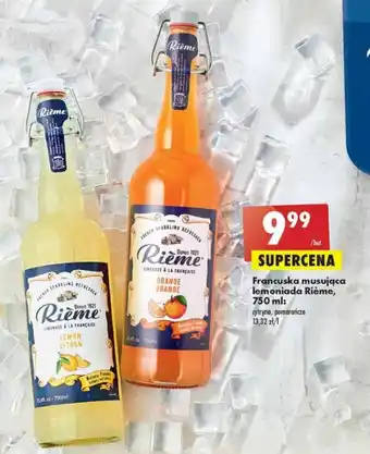 Biedronka Francuska musująca lemoniada Rieme 750ml oferta