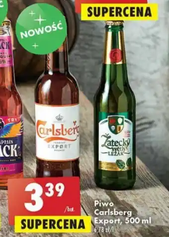 Biedronka Piwo Carlsberg Export 500ml oferta