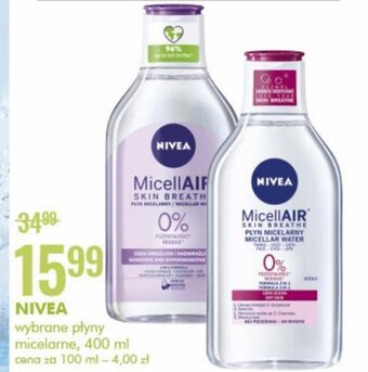 SuperPharm Nivea wybrane płyny micelarne 400ml oferta