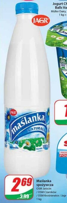 Maślanka naturalna
