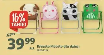 Auchan Krzesło piccolo dla dzieci 1 SZT oferta