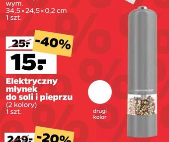 Netto Elektryczny młynek do soli i pieprzu oferta
