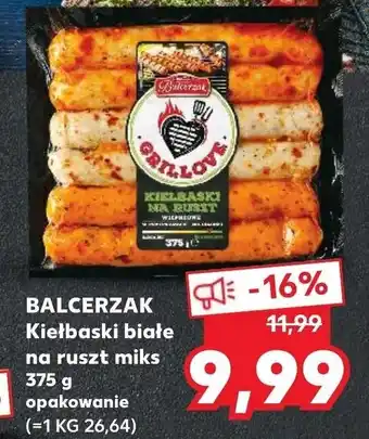 Kaufland Kiełbaski białe na ruszt miks 375g oferta