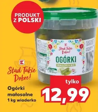 Kaufland Ogórki małosolne 1kg oferta