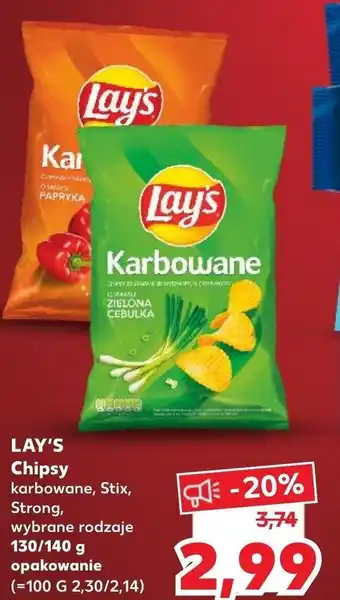 Kaufland Lay's Wavy 130-140g oferta