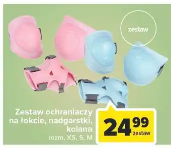 Carrefour Zestaw ochraniaczy na kolana, łokcie, nadgarstki m oferta