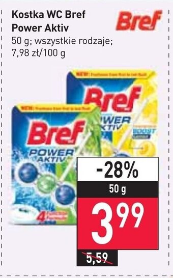 Stokrotka Kostka WC Bref Power Aktiv 50g oferta