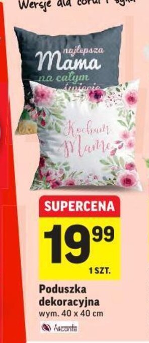 Intermarche Poduszka dekoracyjna 40x40cm 1szt. oferta