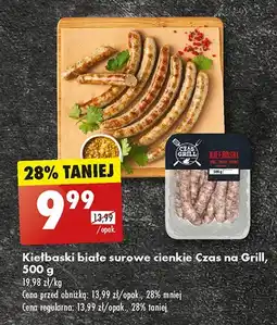 Biedronka Kiełbaski białe surowe oferta