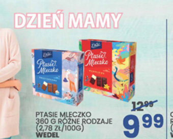 Wafelek Ptasie Mleczko E. Wedel 360g oferta