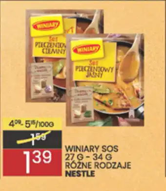 Wafelek Winiary sos 27-34g oferta