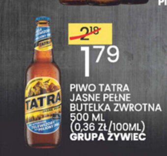Wafelek Piwo Tatra Jasne Pełne 500ml oferta