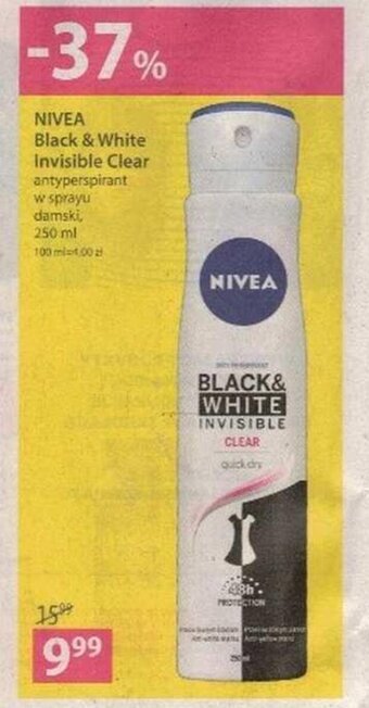 Hebe Nivea Black & White Invisible Clear oferta