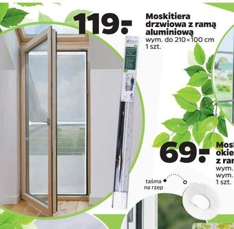 Netto Moskitiera drzwiowa z ramą aluminiową oferta