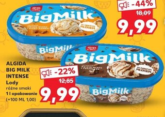 Kaufland Algida Big Milk Intense lody 1l oferta