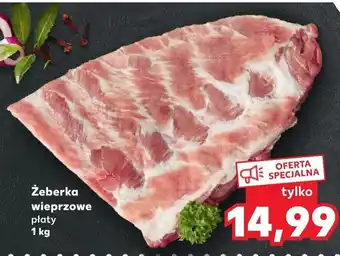 Kaufland Żeberka wieprzowe 1kg oferta