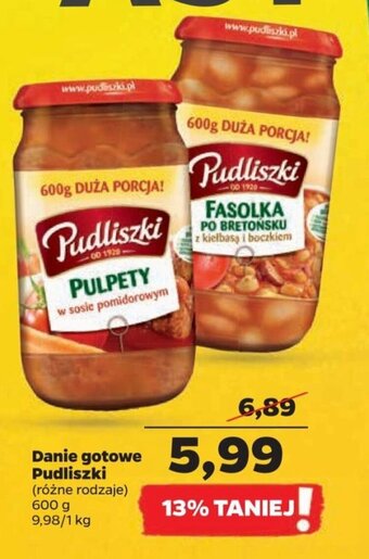 Netto Danie gotowe Pudliszki 600g oferta