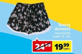 Carrefour Szorty damskie oferta