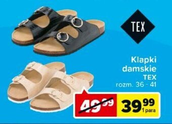 Carrefour Klapki damskie oferta