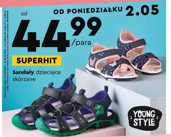 Biedronka Sandały dziecięce oferta