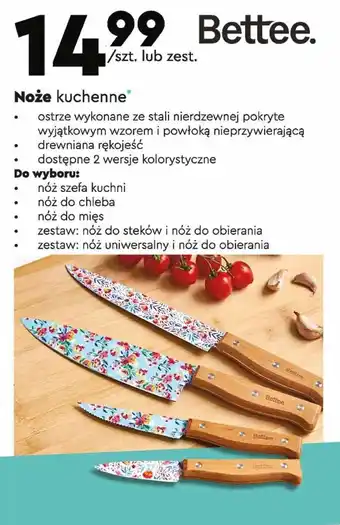 Biedronka Noże kuchenne oferta