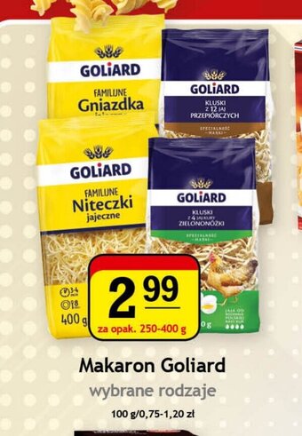 Makaron Goliard 250-400g