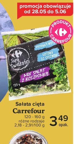 Mix sałat z roszponką 1 SZT 120 G