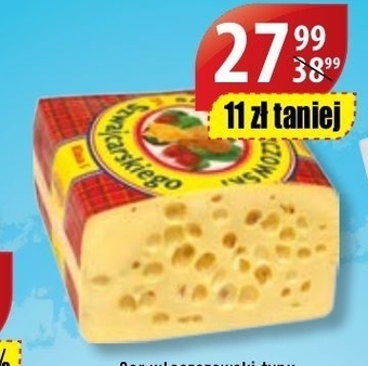 API MARKET Włoszczowa Ser włoszczowski typu szwajcarskiego oferta