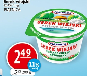 Prim Market Piątnica Serek wiejski naturalny 200 g oferta