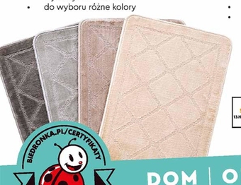 Biedronka Dywanik łazienkowy Smukee oferta